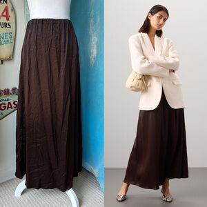 DONNI. Satiny Simple Skirt